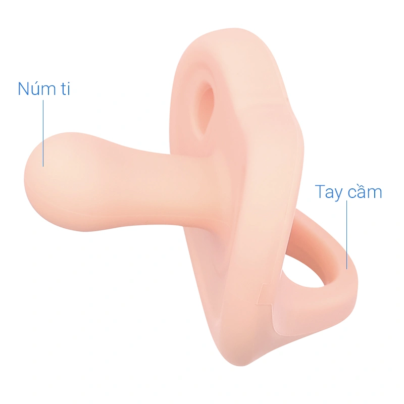 Ti ngậm Moyuum size 2 (3 - 6 tháng) - Màu hồng 8