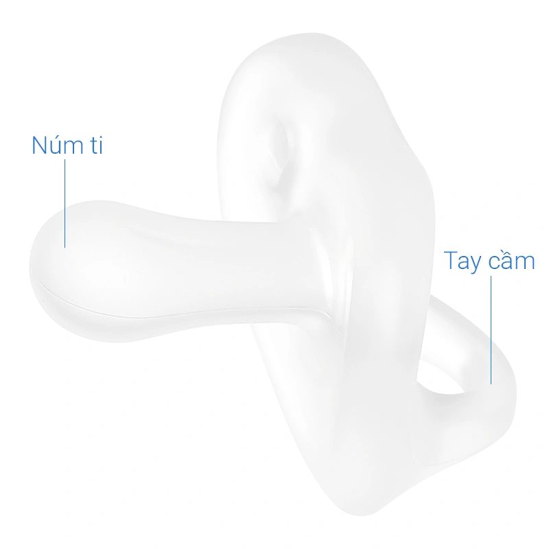 Ti ngậm Moyuum size 2 (3 - 6 tháng) - Màu hồng 19