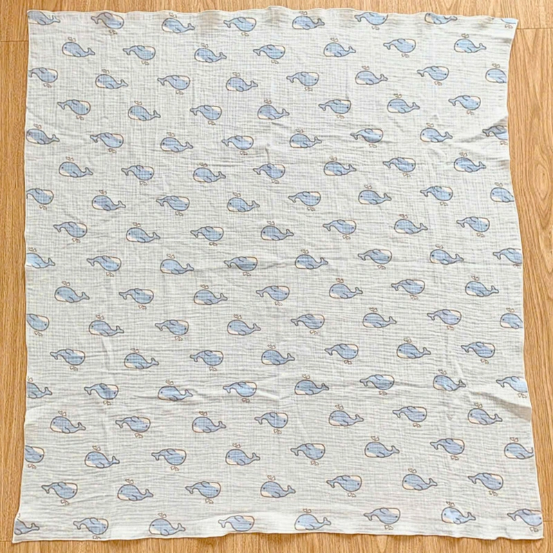 Khăn tắm muslin Bessla 2 lớp 90x100 cm - Mẫu ngẫu nhiên 4