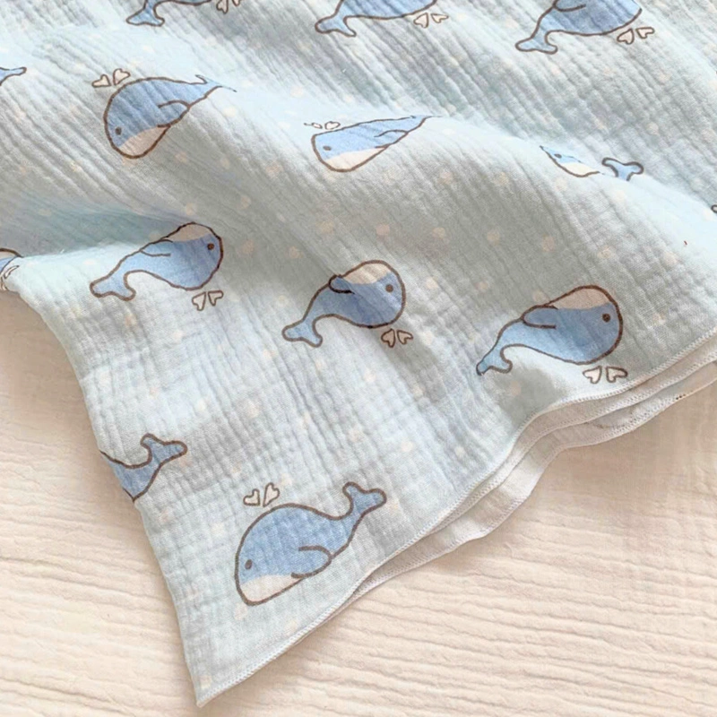 Khăn tắm muslin Bessla 2 lớp 90x100 cm - Mẫu ngẫu nhiên 5