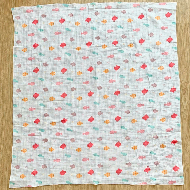 Khăn tắm muslin Bessla 2 lớp 90x100 cm - Mẫu ngẫu nhiên 7