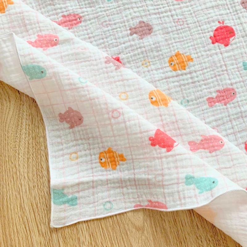 Khăn tắm muslin Bessla 2 lớp 90x100 cm - Mẫu ngẫu nhiên 8