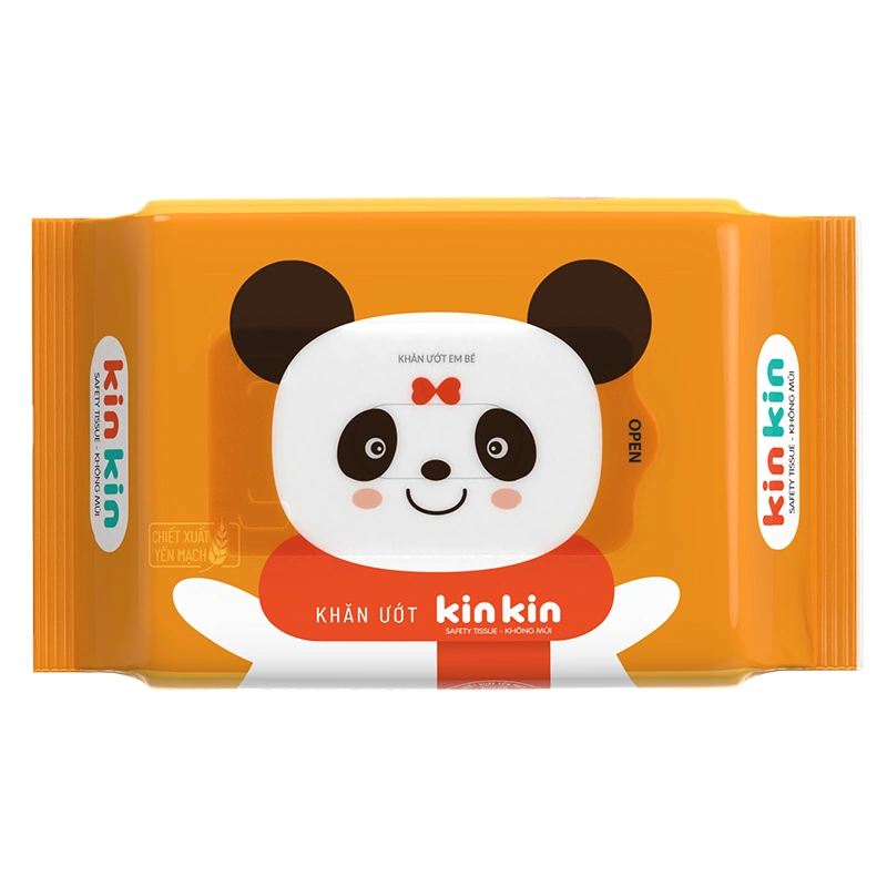 Khăn ướt KinKin không mùi gói 30 miếng 3