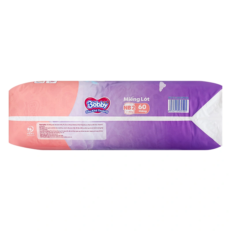 Miếng lót Bobby size NB1 108 + 6 miếng (Dưới 1 tháng) - Giao bao bì ngẫu nhiên 19