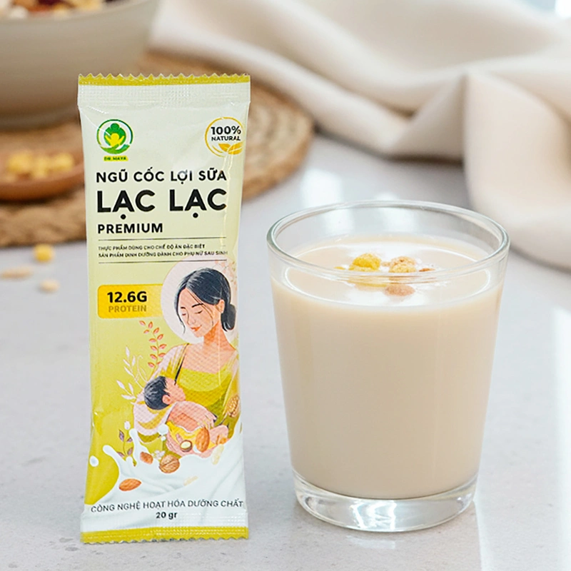 Ngũ cốc Dr.Maya Lạc Lạc Premium hỗ trợ lợi sữa, 30 gói dạng bột 4