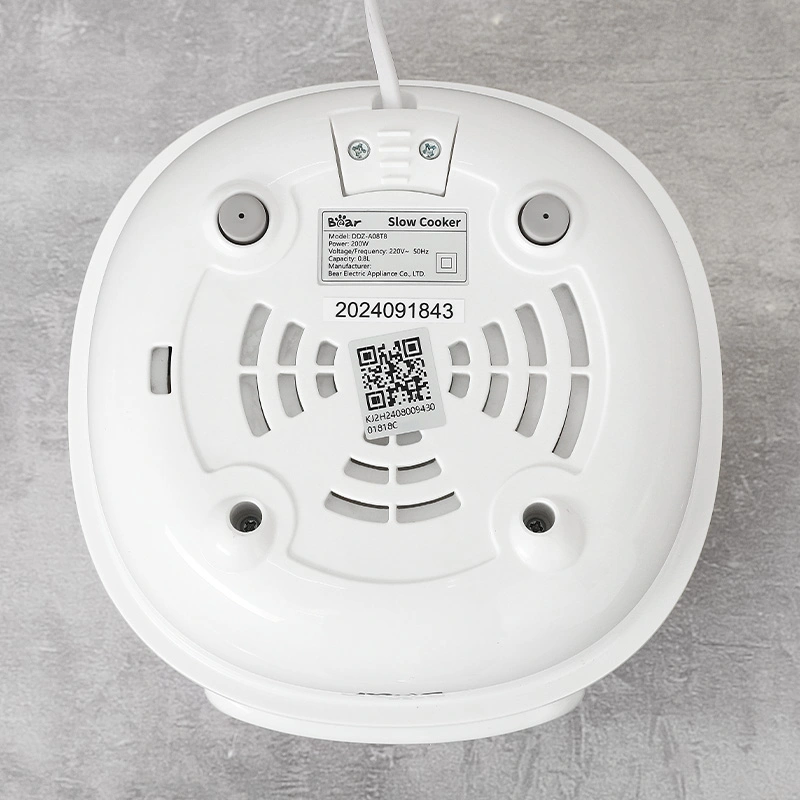 Nồi nấu chậm Bear 0.8 lít DDZ-A08T8 - Màu trắng 15