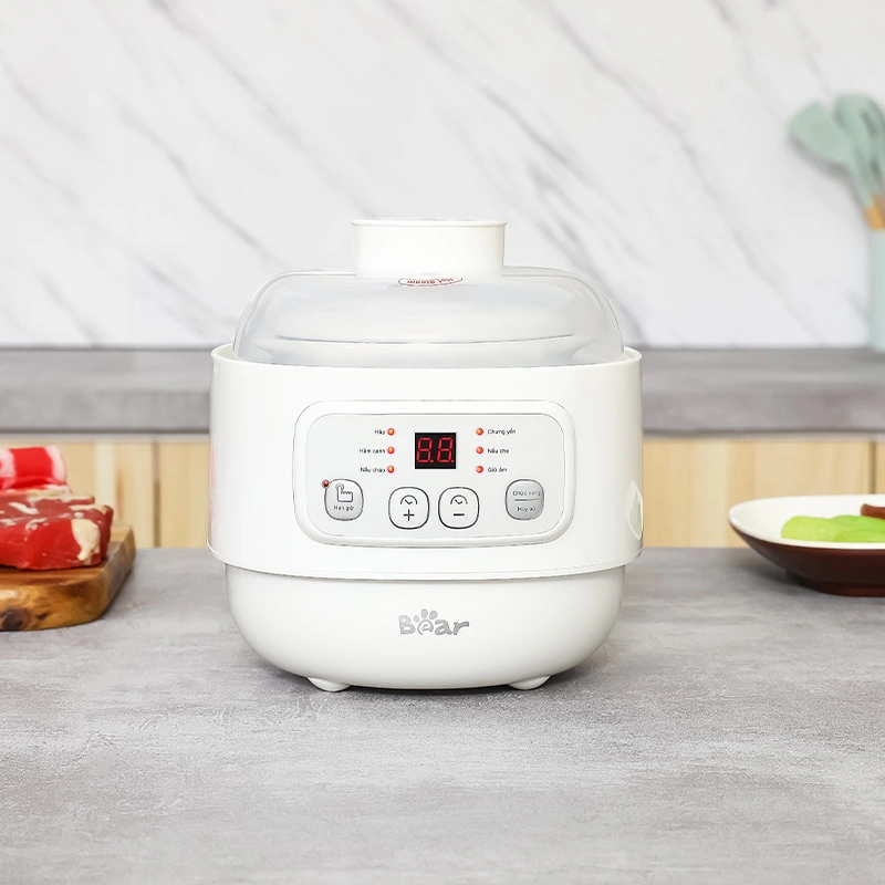 Nồi nấu chậm Bear 0.8 lít DDZ-A08T8 - Màu trắng 3