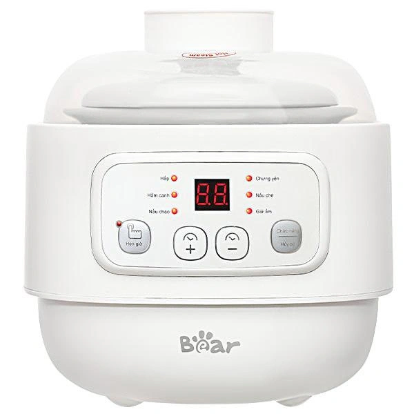 Nồi nấu chậm Bear 0.8 lít DDZ-A08T8 - Màu trắng