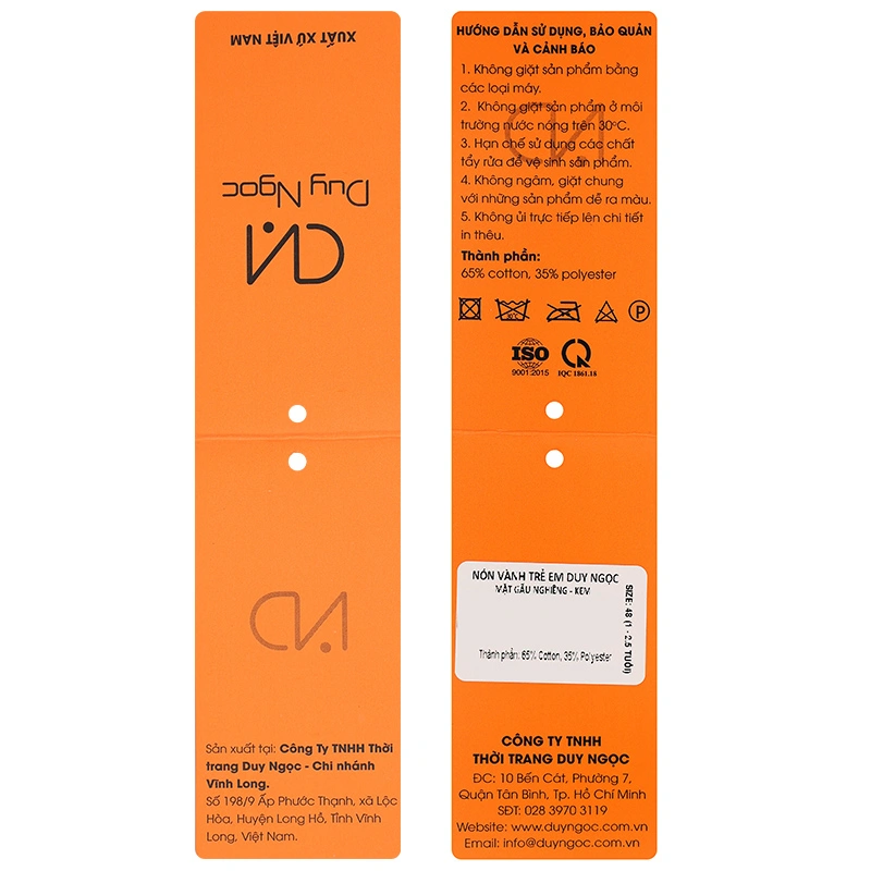 Nón vành cho bé Duy Ngọc mặt gấu nghiêng màu vàng 13