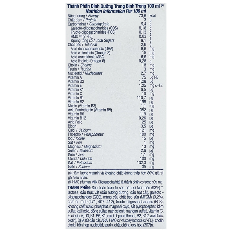 Thùng 24 hộp sữa pha sẵn TH true Formula 110 ml (1 - 2 tuổi) - Giao bao bì ngẫu nhiên 14