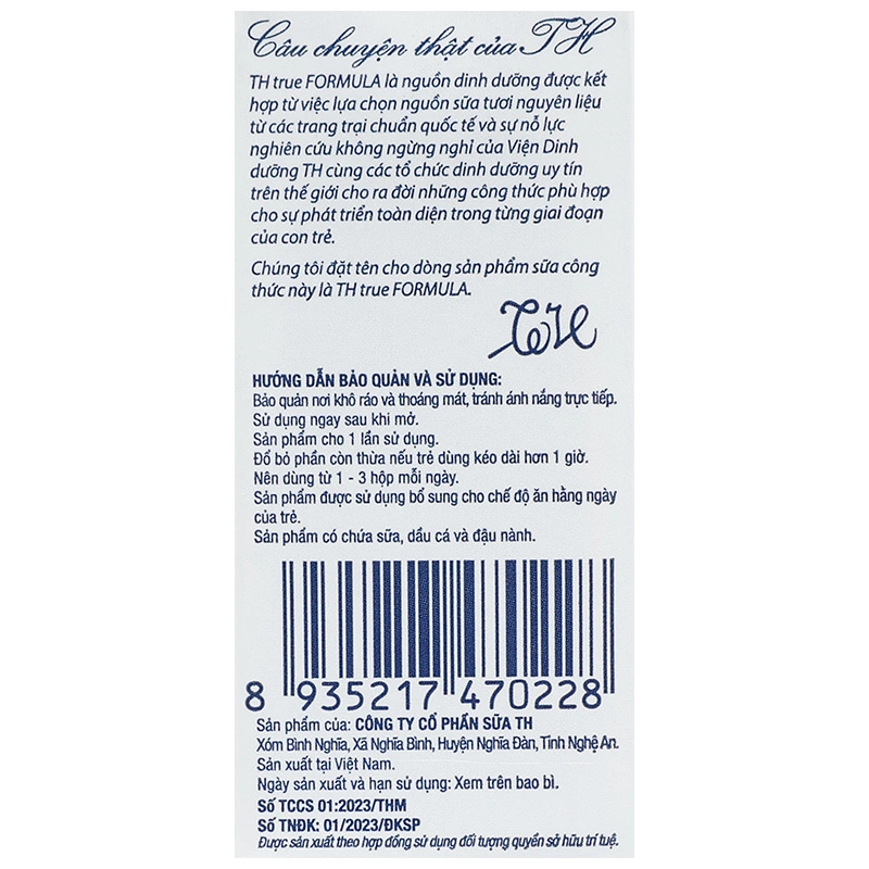 Thùng 24 hộp sữa pha sẵn TH true Formula 110 ml (1 - 2 tuổi) - Giao bao bì ngẫu nhiên 15