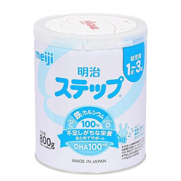 Sữa bột nội địa Nhật Meiji Step Milk không muỗng 800g (1 - 3 tuổi) - Giao bao bì ngẫu nhiên 1
