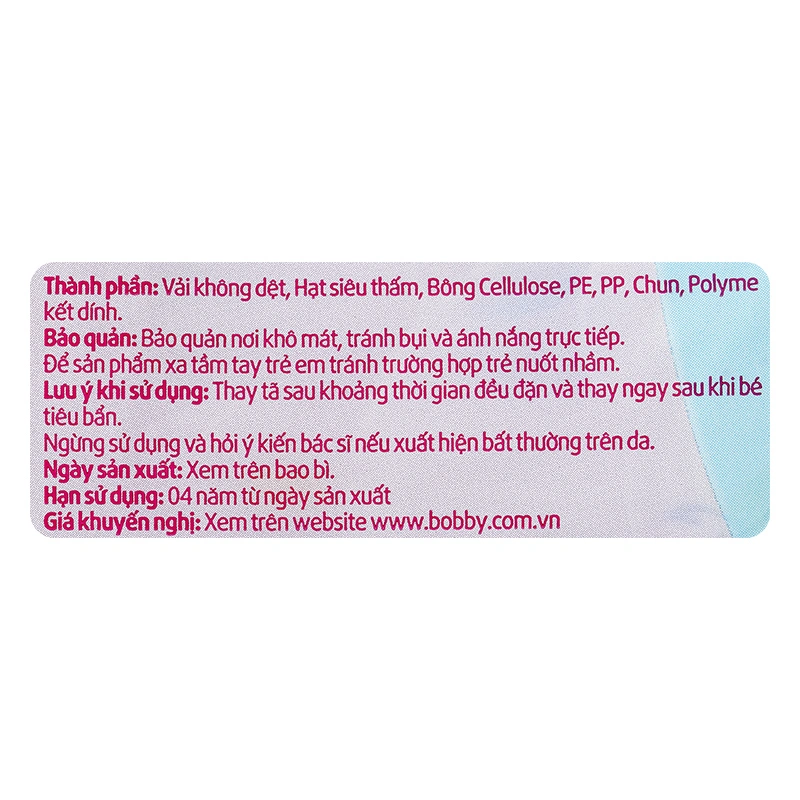 Tã dán Bobby size XL 62 miếng (12 - 17 kg) - Giao bao bì ngẫu nhiên 39