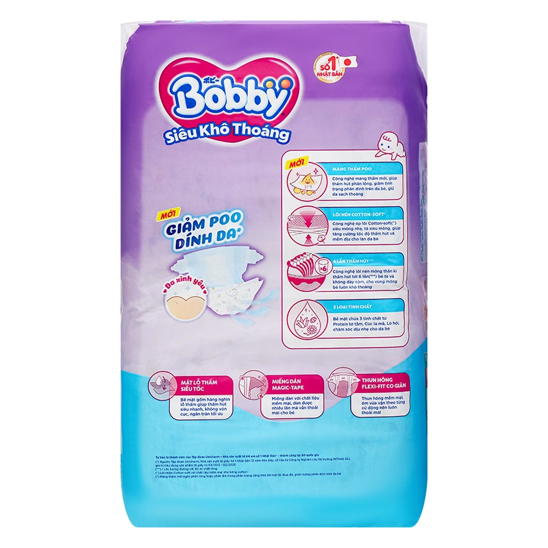 Tã dán Bobby size XL 62 miếng (12 - 17 kg) - Giao bao bì ngẫu nhiên 29
