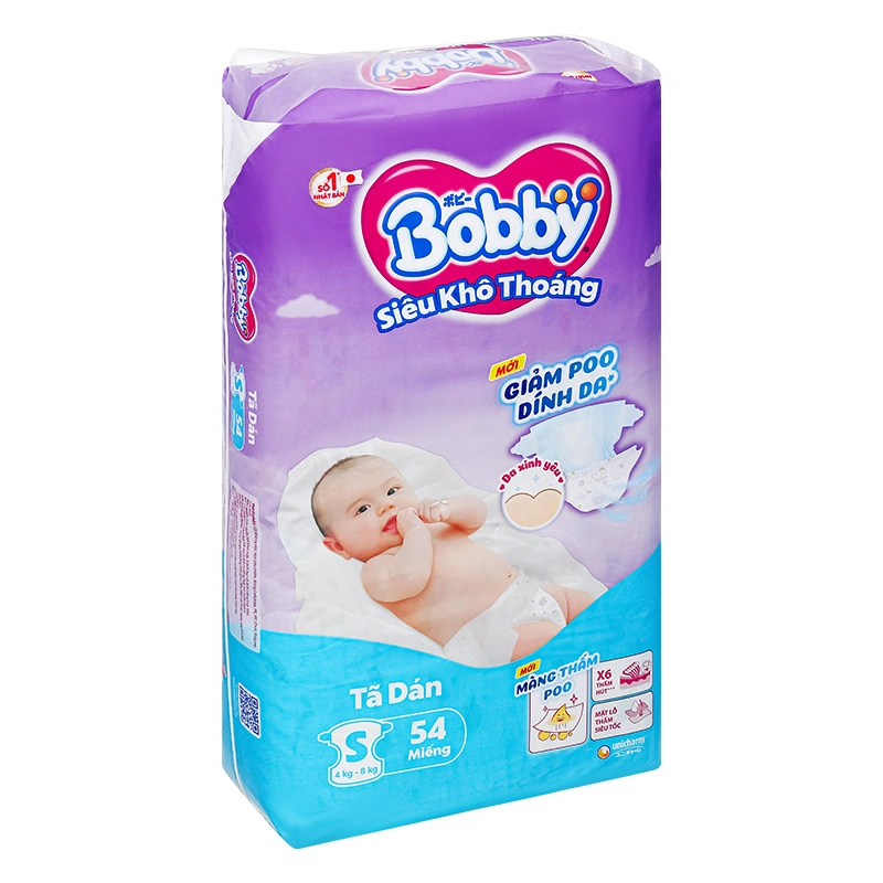 Tã dán Bobby size XL 62 miếng (12 - 17 kg) - Giao bao bì ngẫu nhiên 30