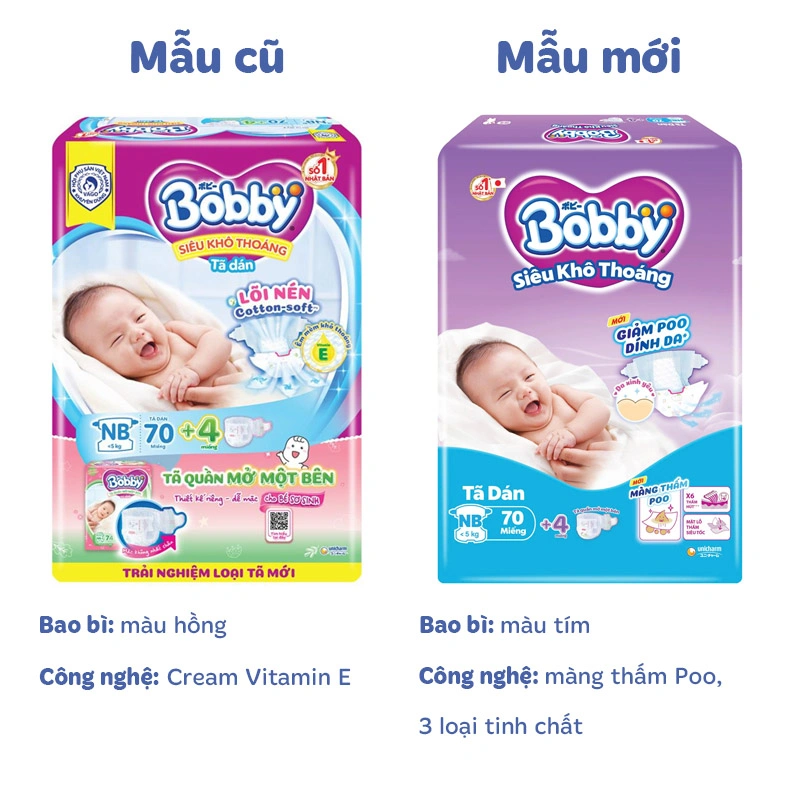Tã dán Bobby size XL 62 miếng (12 - 17 kg) - Giao bao bì ngẫu nhiên 15