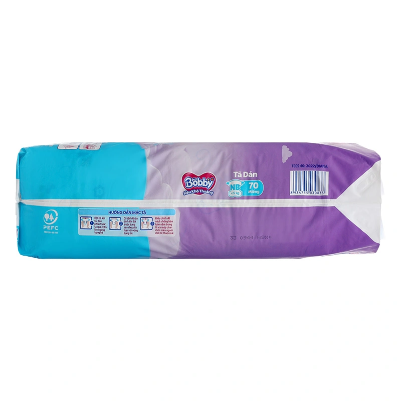 Tã dán Bobby size XL 62 miếng (12 - 17 kg) - Giao bao bì ngẫu nhiên 19