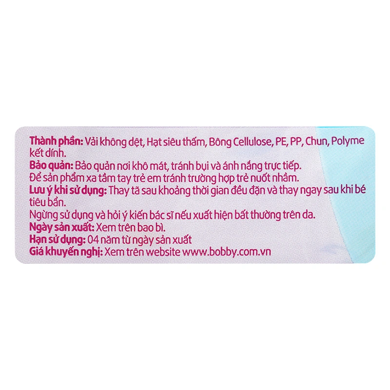 Tã dán Bobby size XL 62 miếng (12 - 17 kg) - Giao bao bì ngẫu nhiên 78