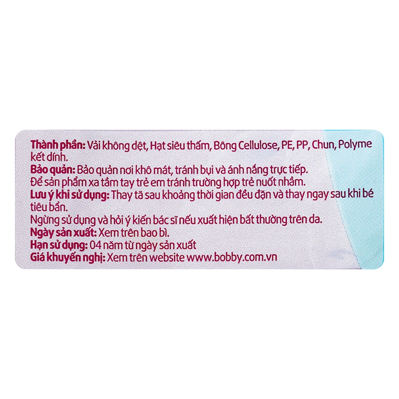 Tã dán Bobby size S 80 miếng (4 - 8 kg) - Giao bao bì ngẫu nhiên 13