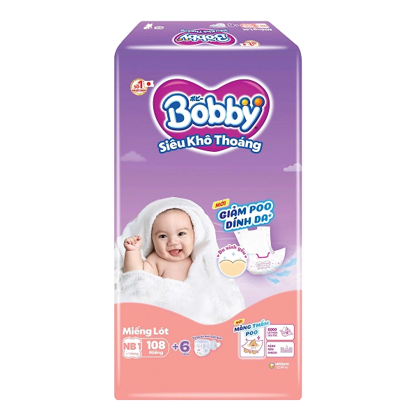 Miếng lót Bobby size NB1 - Giao bao bì ngẫu nhiên