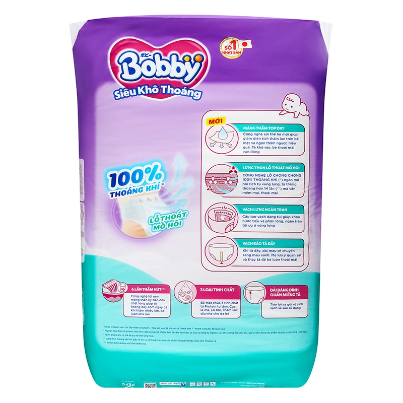 Tã quần Bobby size L 70 miếng (9 - 14 kg) - Giao bao bì ngẫu nhiên 45