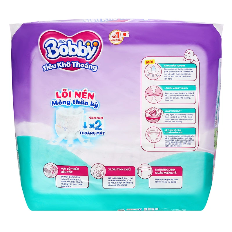 Tã quần Bobby size L 36 + 2 miếng (9 - 14 kg) - Giao bao bì ngẫu nhiên 32