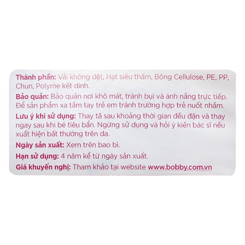 Tã quần mở một bên Bobby size S 80 miếng (4 - 8.5 kg) - Giao bao bì ngẫu nhiên 28