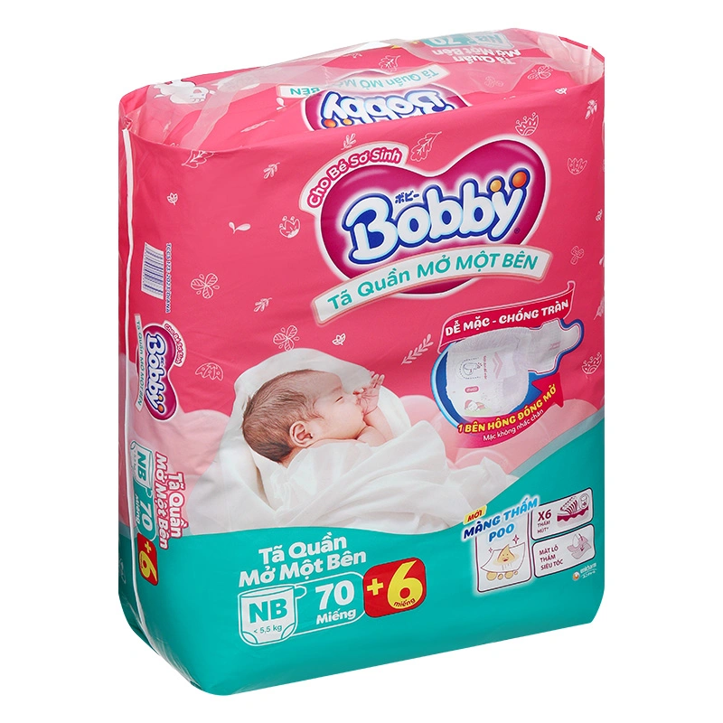 Tã quần mở một bên Bobby size S 80 miếng (4 - 8.5 kg) - Giao bao bì ngẫu nhiên 18