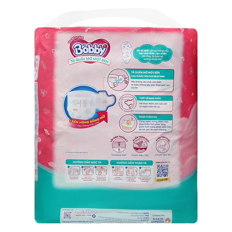 Tã quần mở một bên Bobby size S 80 miếng (4 - 8.5 kg) - Giao bao bì ngẫu nhiên 3