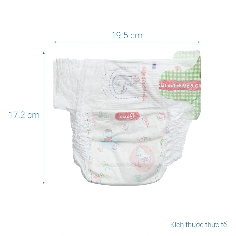 Tã quần mở một bên Bobby size S 80 miếng (4 - 8.5 kg) - Giao bao bì ngẫu nhiên 9