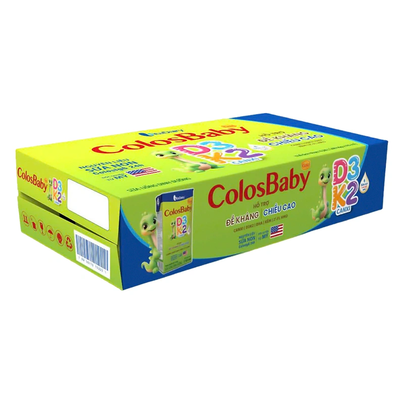 Lốc 4 hộp sữa non pha sẵn ColosBaby Gold D3K2 110 ml (từ 1 tuổi) 12