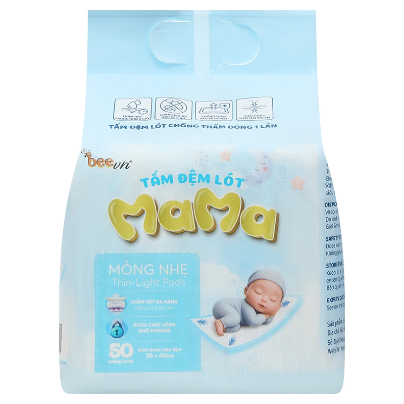 50 tấm lót Mama 35x40 cm - Màu trắng 4