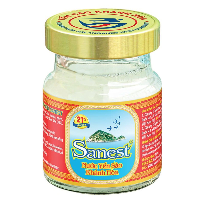Combo 2 hũ nước yến sào Khánh Hoà Sanest 70 ml (từ 3 tuổi) 3