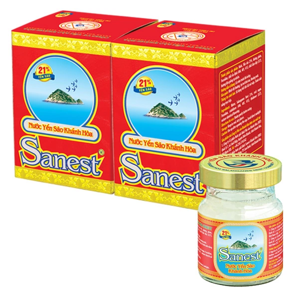 Combo 2 hũ nước yến sào Khánh Hoà Sanest 70 ml