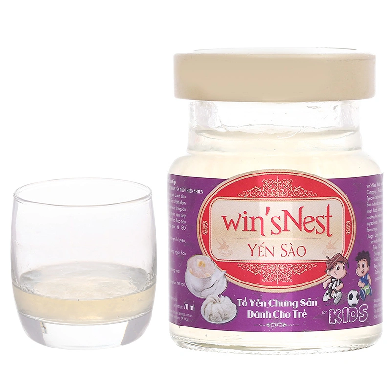 Combo 2 hũ nước yến sào Win'sNest Kids 70 ml (từ 1 tuổi) 10