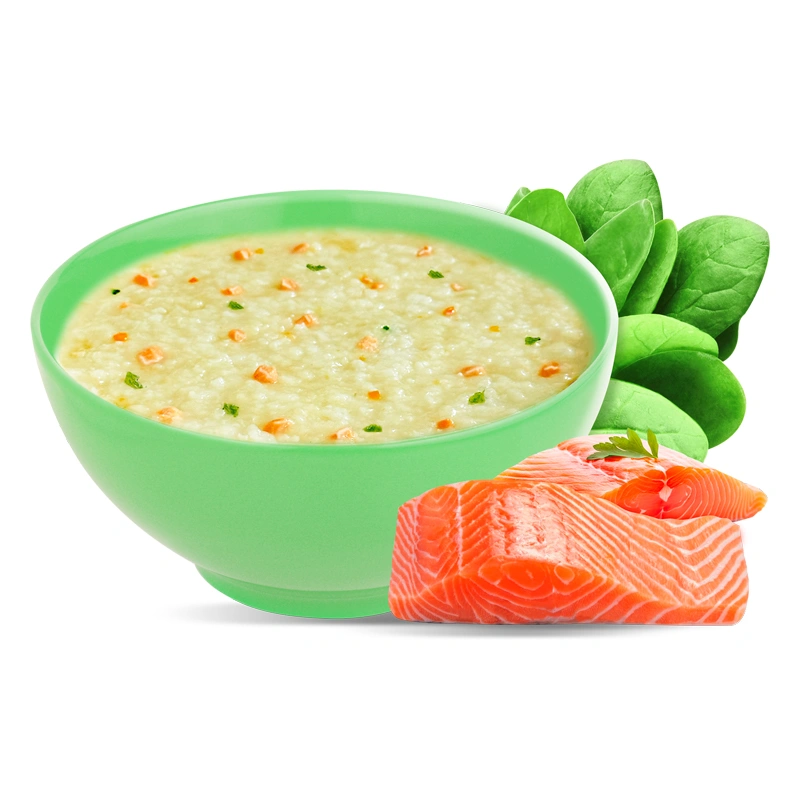 Cháo tươi SG Food Baby vị cá hồi, cải bó xôi gói 240g (từ 7 tháng) 8