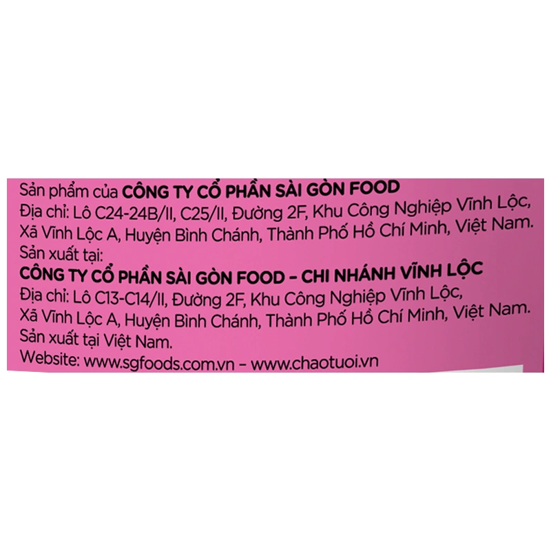 Cháo tươi SG Food Baby vị bò, đậu Hà Lan và cà rốt gói 240g (từ 7 tháng) 10