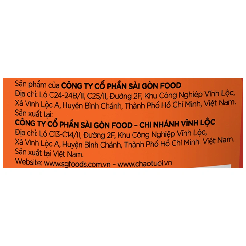 Cháo tươi SG Food Baby vị gà, cà rốt gói 240g (từ 7 tháng) 10