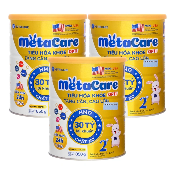 Combo 3 sữa bột MetaCare Opti 2+