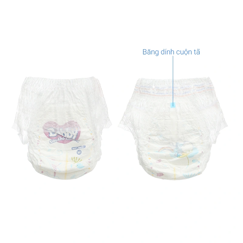 Combo 4 tã quần Bobby size M 78 miếng/bịch (6 - 11 kg) - Giao bao bì ngẫu nhiên 8