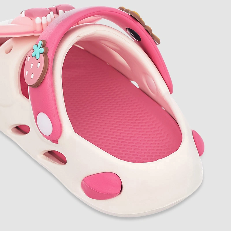 Dép sục cho bé Á Châu Avakids AC84 màu trắng - hồng 6