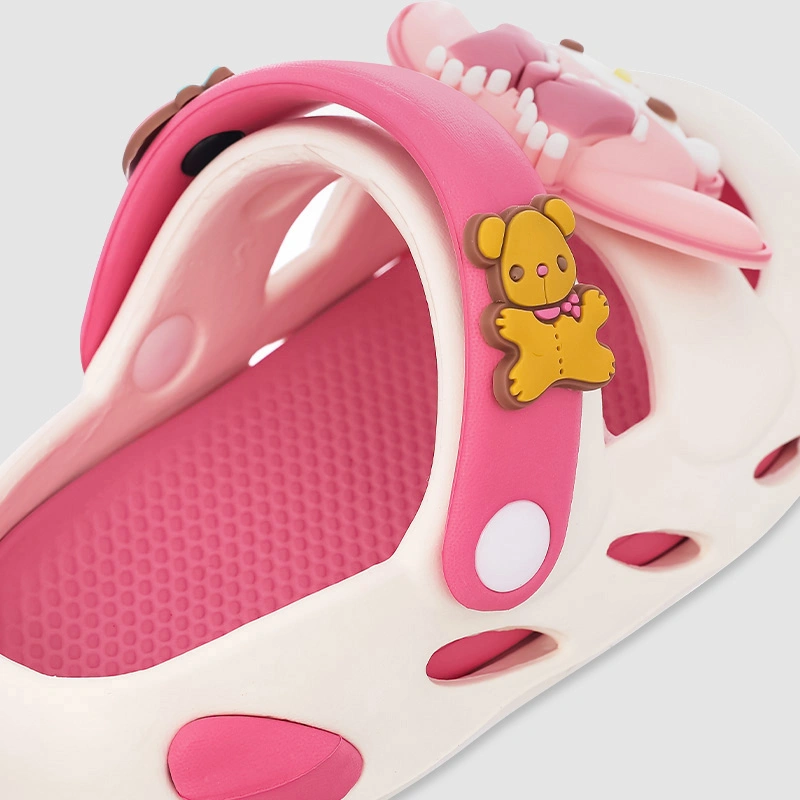 Dép sục cho bé Á Châu Avakids AC84 màu trắng - hồng 7