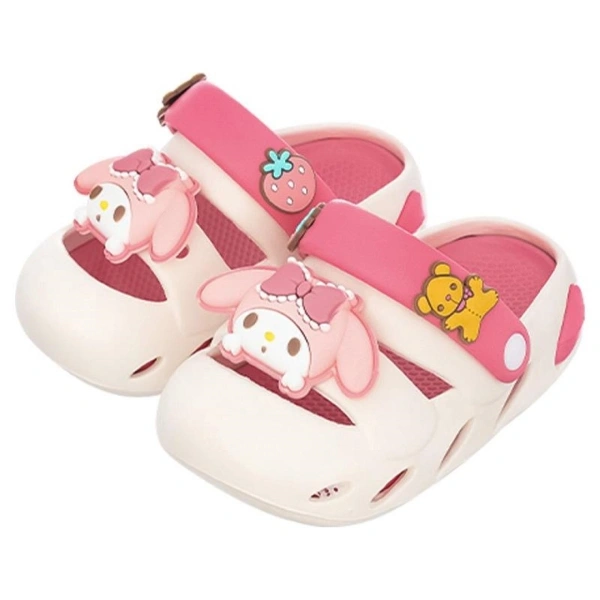 Dép sục  Á Châu Avakids AC84 màu trắng - hồng