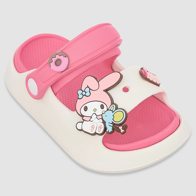 Dép sục cho bé Á Châu Avakids AC85 màu trắng - hồng 2