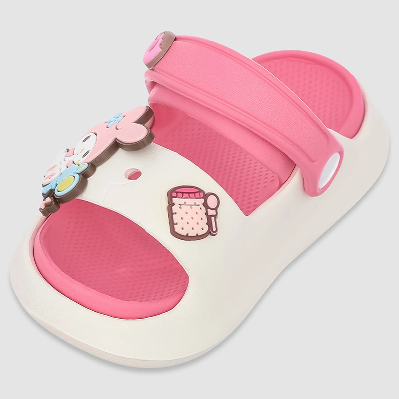 Dép sục cho bé Á Châu Avakids AC85 màu trắng - hồng 3