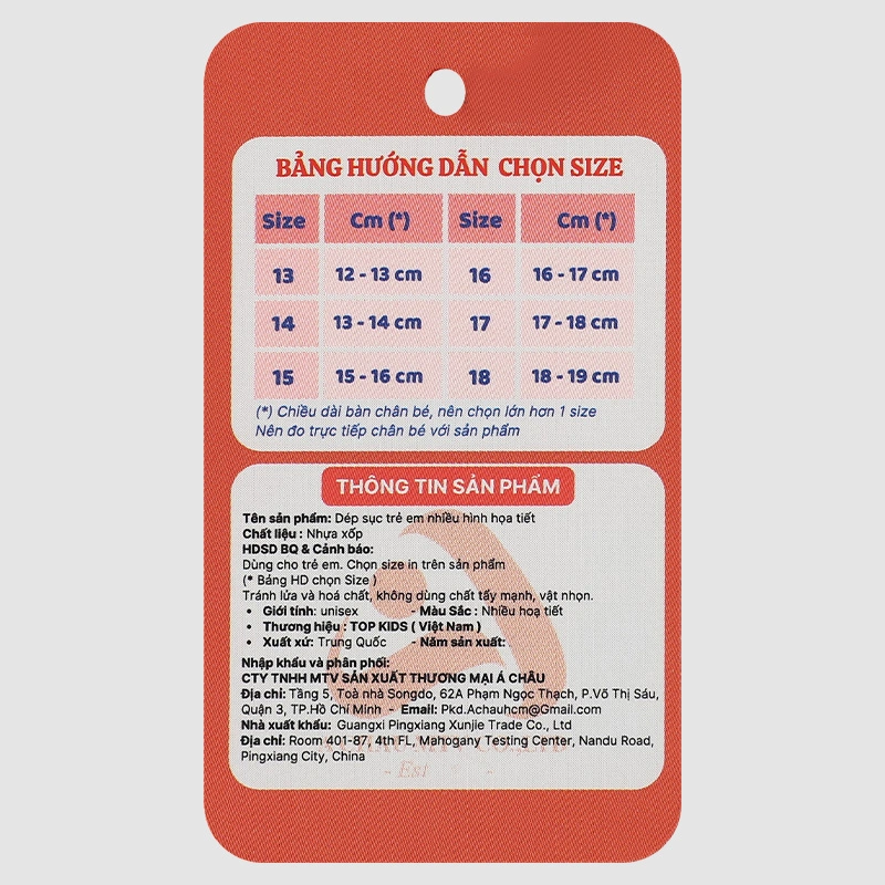 Dép sục cho bé Á Châu Avakids AC85 màu trắng - hồng 10