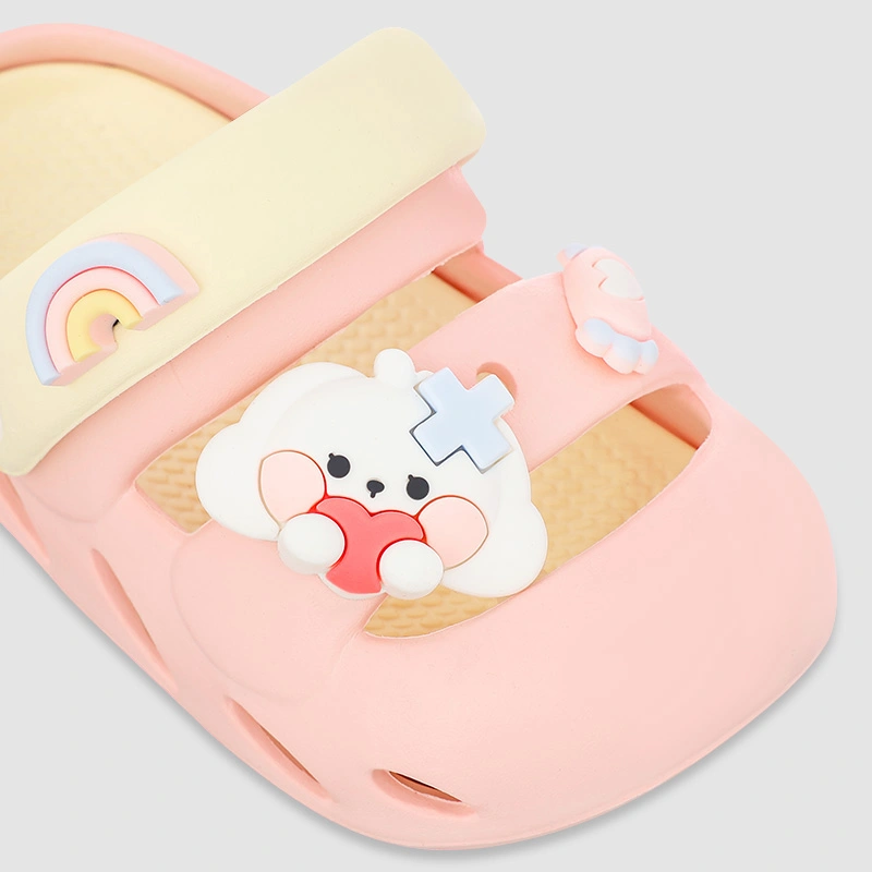 Dép sục cho bé Á Châu Avakids AC86 màu hồng - vàng 5