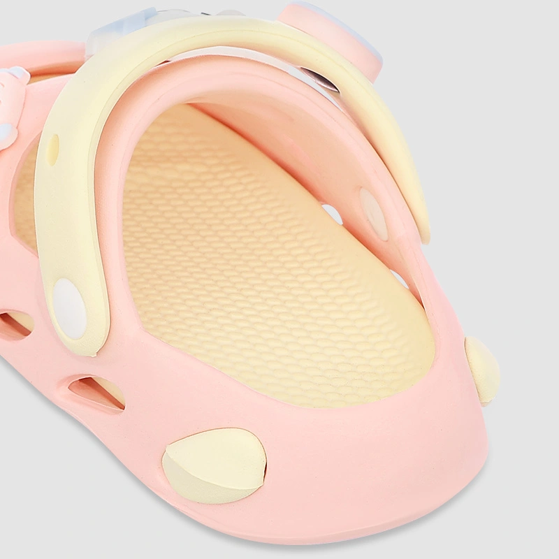 Dép sục cho bé Á Châu Avakids AC86 màu hồng - vàng 6