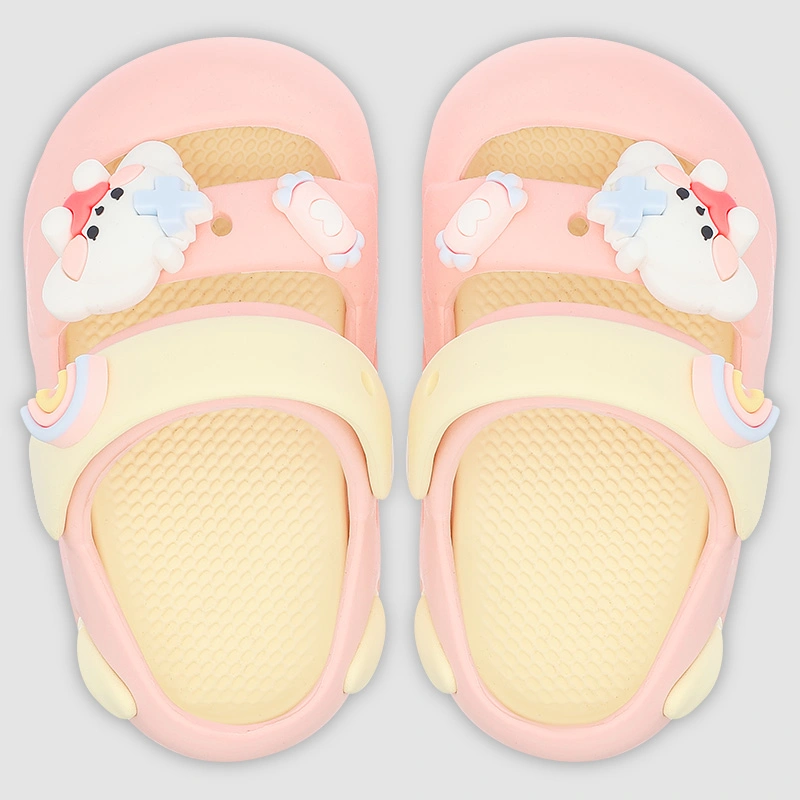 Dép sục cho bé Á Châu Avakids AC86 màu hồng - vàng 8