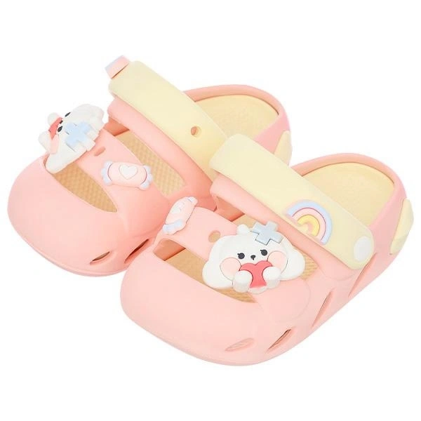 Dép sục Á Châu Avakids AC86 màu hồng - vàng